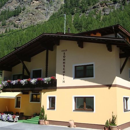 Bed and Breakfast Haus Sonnschein Sölden Esterno foto